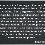 la mort change tout