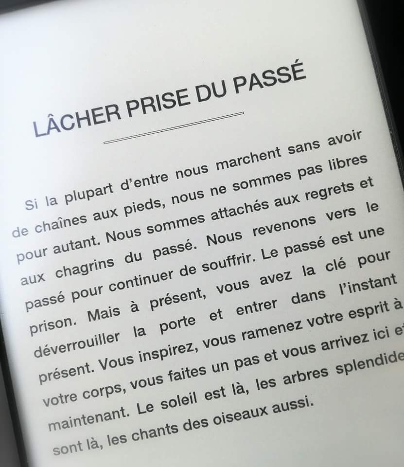 Lâcher prise du passé