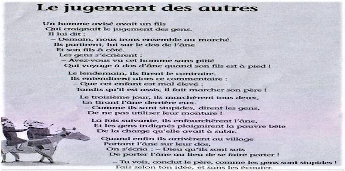 Le Jugement Des Autres Un Homme Avait Un Fils