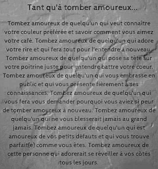 tombez amoureux