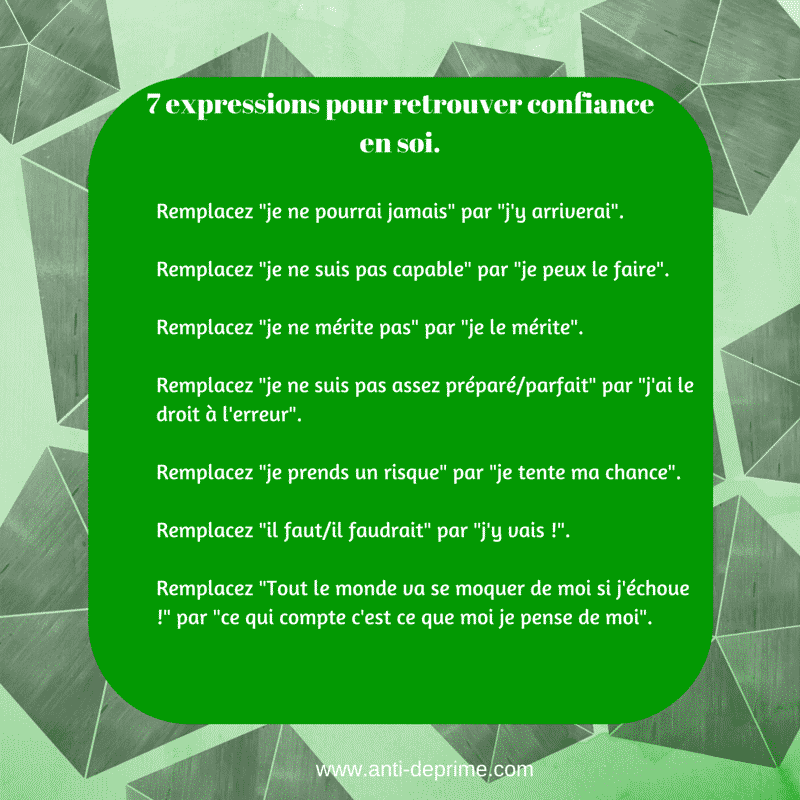  retrouver confiance en soi