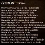 je me permets